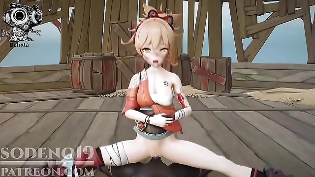 JAV Hottie Genshin Attacks Enemies with Impact!