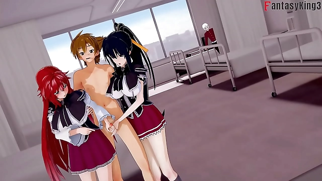 JAV HD DXD NTR Madness - Rias Gremory s Luscious Pussy Sucking Adventure