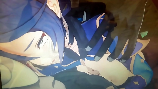 JAV Bombshell Mona From Genshin Impact Gets Cummed on by Her Adoring Fans