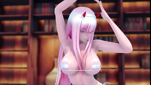 Oh My! MMD Zero two s Naughty Snap Will Make You Sweat!