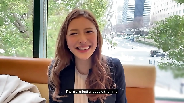 British Beauty s Busty Body on Display: Naughty Office Love with Her Manager in Black Pantyhose!