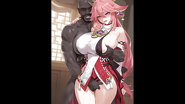 luscious Yae Miko Gets Banged by BBC - A Must-Watch JAV x-rated Scene!