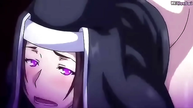 JAV Slut Enchantress Fucks the Horny Nun in the Convent