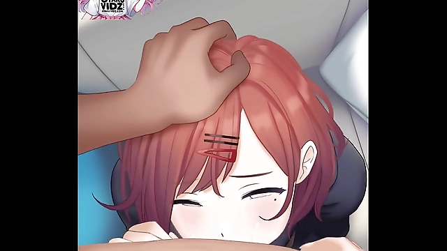 Luscious Anime Secretary Gives Mind-Blowing Blowjob in the Office!