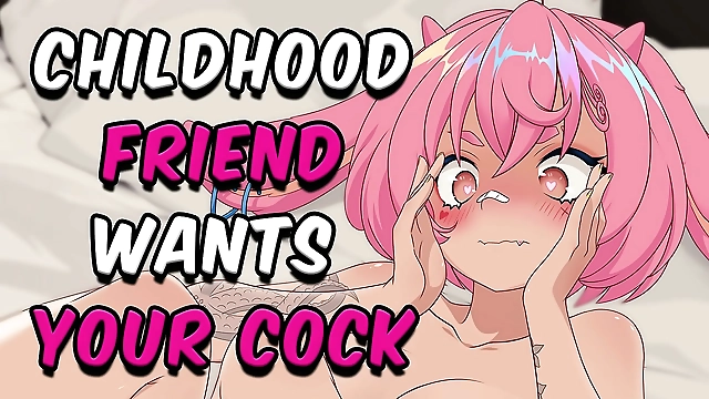 JAV VTUBER AUDIO: My Luscious Childhood Friend Wants My Cock!