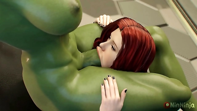 NinNinja3D Presents: Black Widow x Futa She-Hulk - A Luscious Asian Enchantress Sexual Adventures