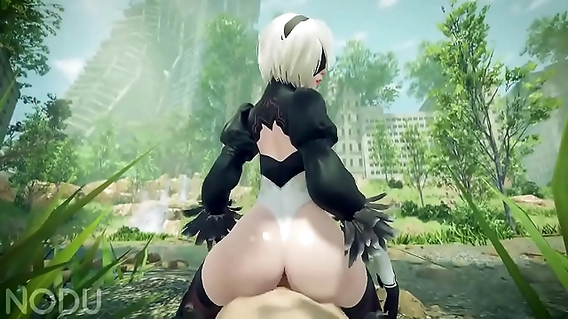 Breeding with 2B: Enchanting MILF Hooks Up with Hunk in JAV Hentai Debauchery