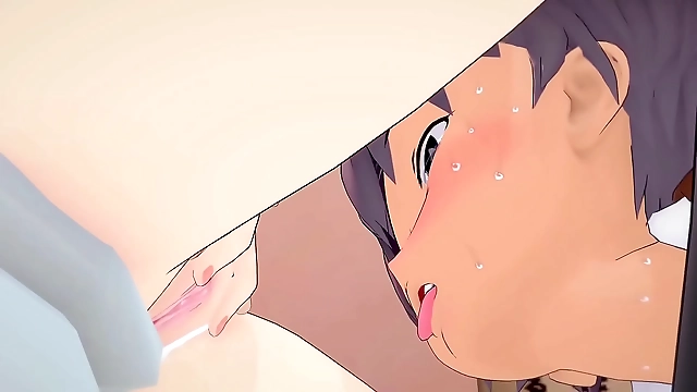 JAV Hentai Porn with a Twist: Cute Anime Girl Turns Boyfriend into a Toilet
