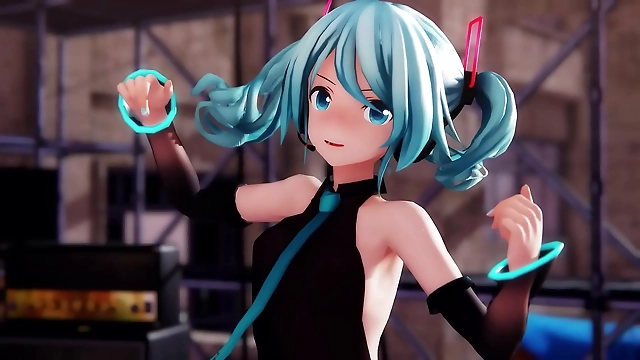 Welcome to the Luscious Hatsune Miku Strip Show!