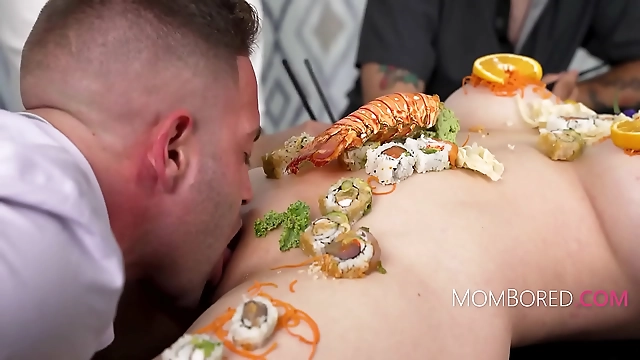 Ever Crave a Luscious Feast? Try This Chef s Enticing Courses! MILF Emerald Indulges in Suki Sin with Nicky Rebel