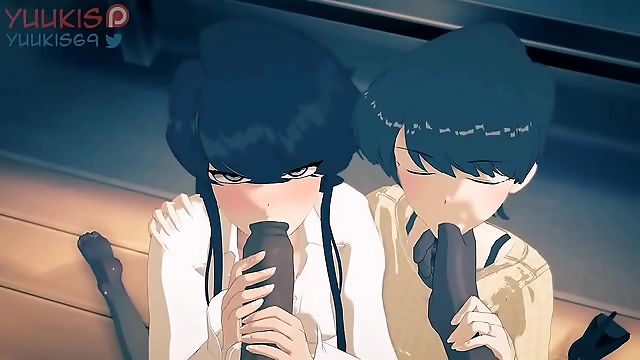 JAV Star Komi and Her MILF Mommy Share One Cock in a Steamy Threesome