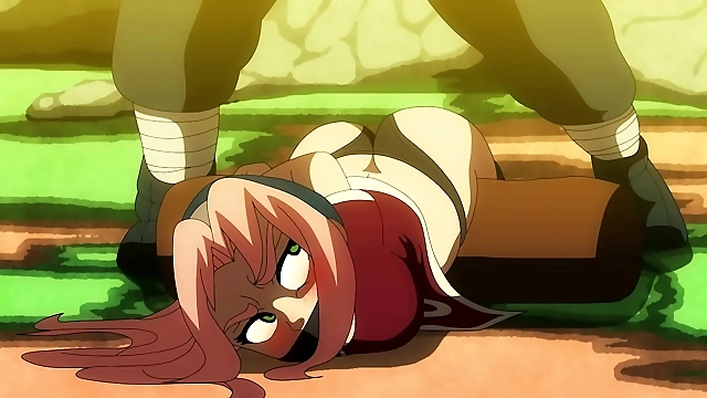 Japanese Pornstar Sakura Gets Naughty with Kakashi on the Forest Floor
