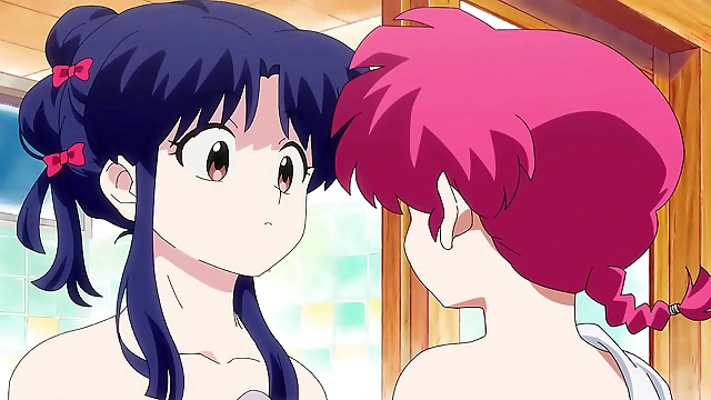 Ranma 1/2 Remake Brings the Heat with Nude Akane and Ranma in the Shower - CMNF ENF MMD Scene