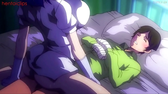 Gorgeous Japanese Busty Nurse Fucks Patient in Hilarious Hentai Scene!