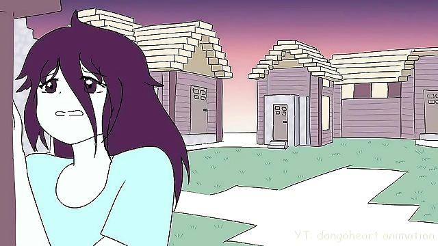 JAV Anime Ep2: Zombie s Head Patting Moment in Minecraft World!