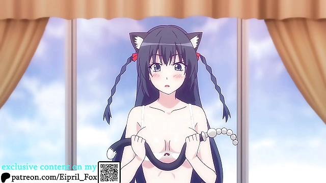 Unleash Your Feline Fantasies with This Furry Cat Girl Hayuru Playing with Herself in 4K Hentai Heaven