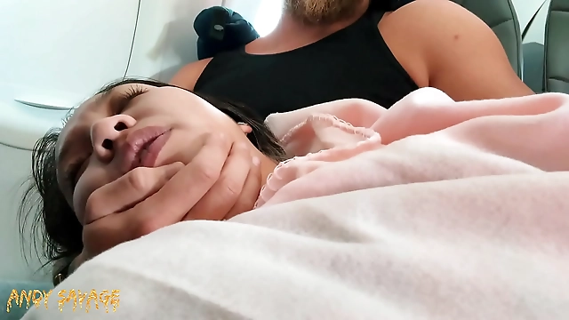 Japanese Beauty s Luscious Fingering on a Mile-High Flight to Ecstasy