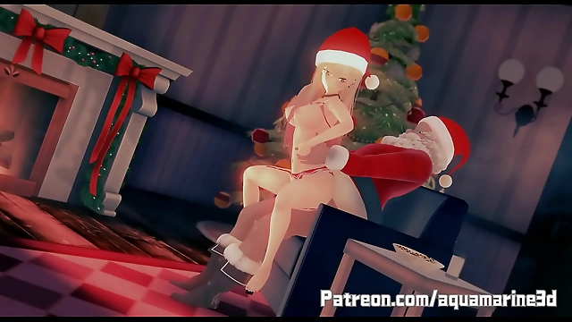 Marine Hentai Christmas Night Unleashed: Naughty Whims Fulfilled!
