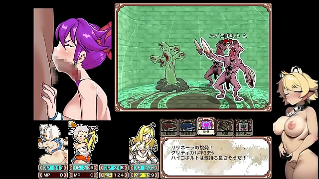 Four JAV Enchantresses Plunge into a Godforsaken Dungeon in a New Role-Playing Game! Watch the Sluts Luscious Curves as They Navigate the Perilous Territory!