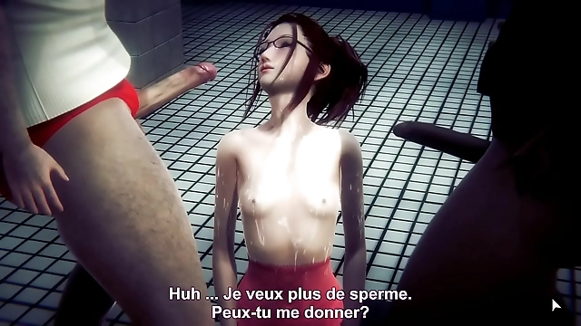 JAV Scene: Luscious Enchantress Gets Ganged by HS2 Studs in 3D Animation