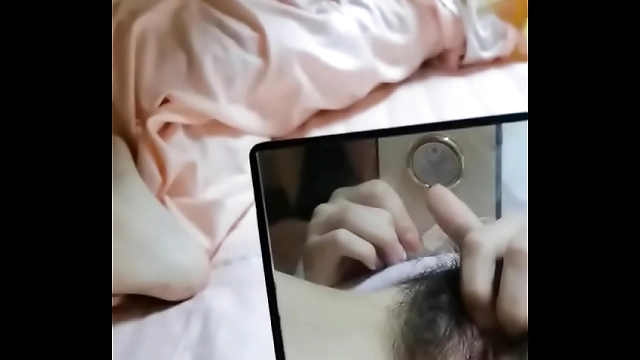 JAV Slut Teases with her Wet Pussy while her Roommate is Away