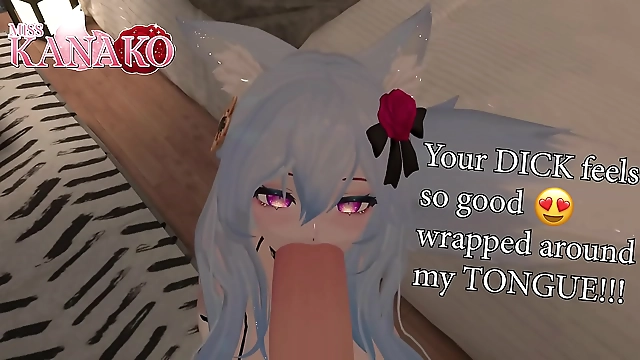 JAV Ganyu Cosplay Slut Biz Tease: You Better Cum on My Face and Tongue You Naughty CATGIRL!