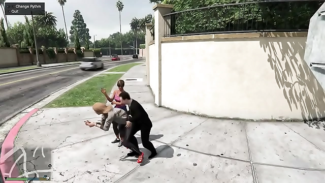 GTA 5: Bold and Brazen Streetwalker Seduces Innocent Pedestrians for a Hot and Heavy Fuckfest