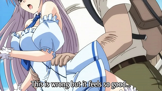 Unleash Your Desires with Busty Teen Luna in Public Hentai Fantasy!