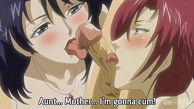 Hentai Heaven: Step Mom and Step Aunt Teach Young Boy the Art of Pleasure with Subtitles