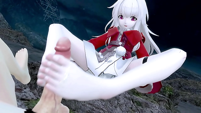 JAV Enchantress Clara Star s Mesmerizing Rail Foot Job Sensations