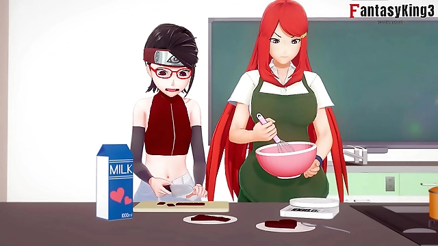 JAV Beauties Kushina Uzumaki and Sarada Uchiha Get It On: Full Movie on Sheer or Ptrn Fantasyking3